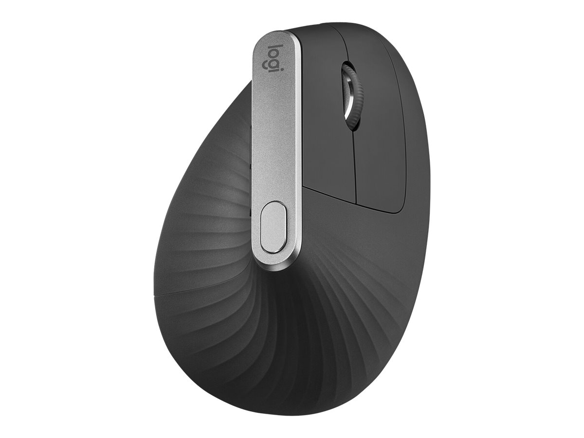 Maus Logitech MX Vertical - USB, BT, 2.4GHz, gri