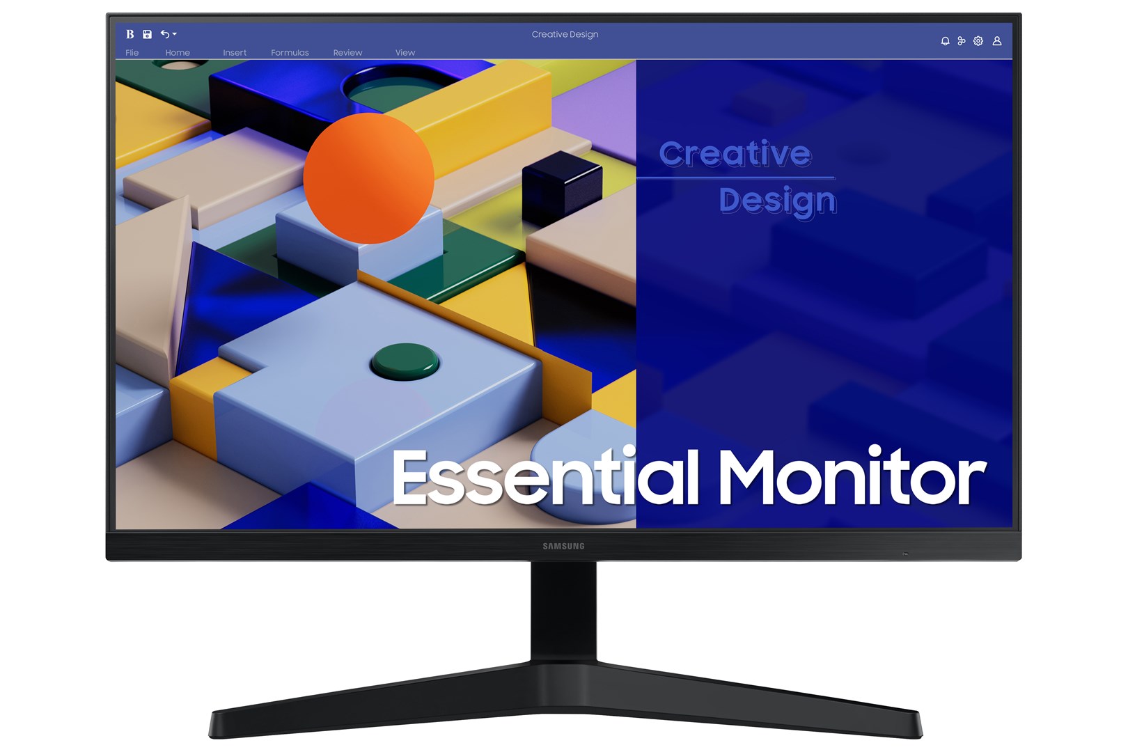 Monitor Samsung S27C310EAU, 27", 1920 x 1080, Full HD, 75 Hz, i zi