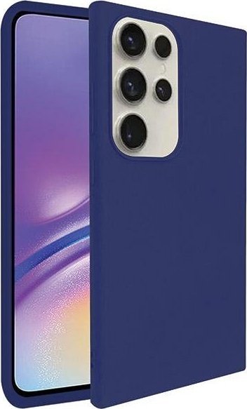 Kuti mbrojtëse Beline Candy për Samsung Galaxy S24 Ultra S928, TPU silikon, mat, blu navy