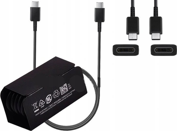 Kabllo Samsung EP-DG980BBE, USB Type-C në Type-C, 1m, e zezë