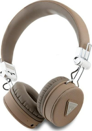 Kufje Bluetooth Guess GUBH70PGTSPSW, on ear, ENC, kafe