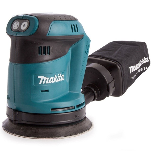 Lëmues orbital Makita DBO180Z, 18V, pa kabllo, blu