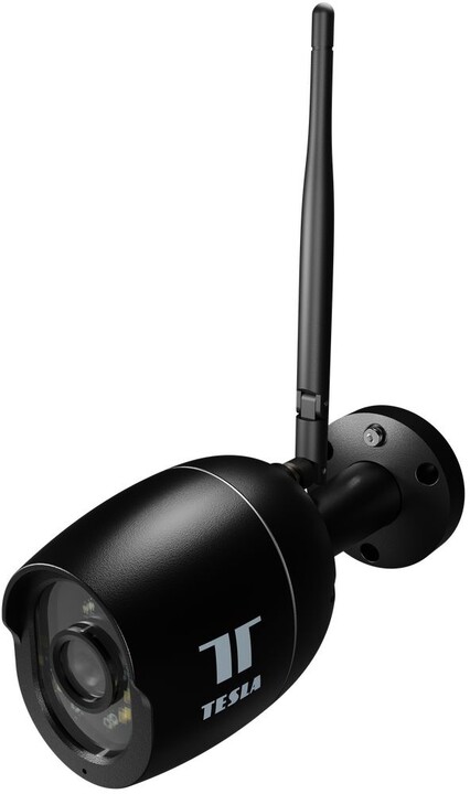 Kamerë e jashtme Tesla Smart 2K, e zezë