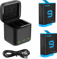 PowerBank Telesin, 2x bateri e rikarikueshme për Gopro Hero 9
