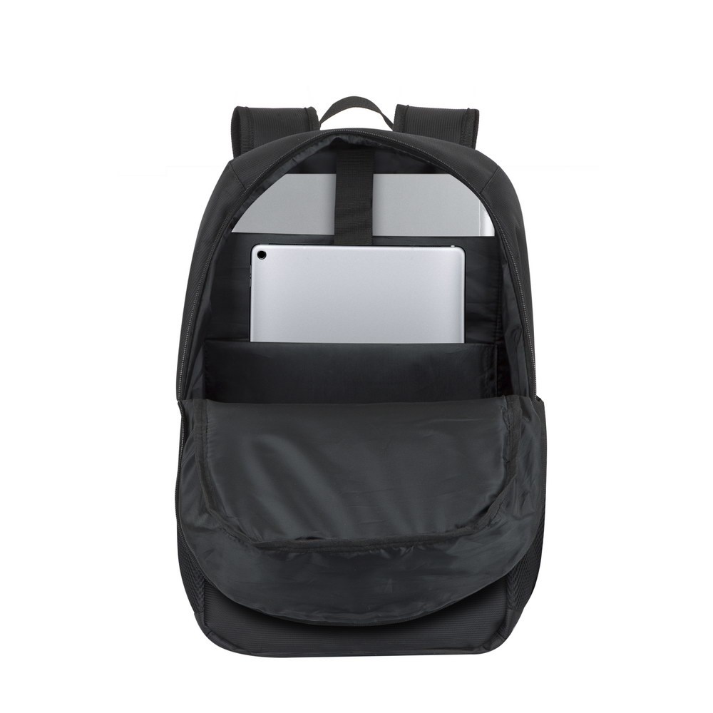 Çantë shpine për laptop RivaCase Regent, 17.3", e zezë / e kaltër