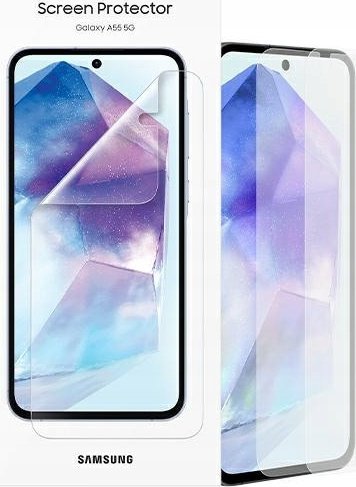 Mbrojtës ekrani Samsung EF-UA556 Clear, për Galaxy A55, transparent