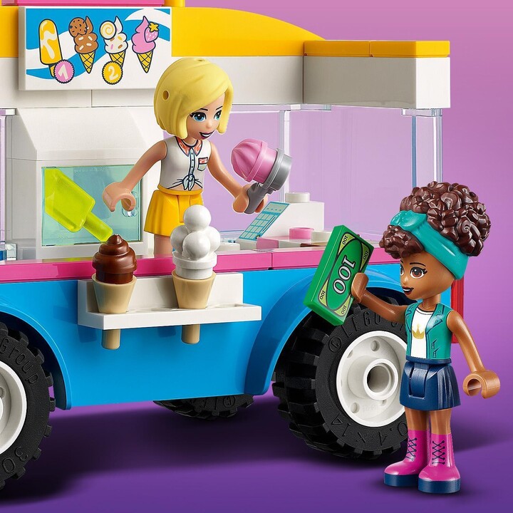 Set lodër LEGO® Friends 41715 Ice Cream Truck, 84 pjesë