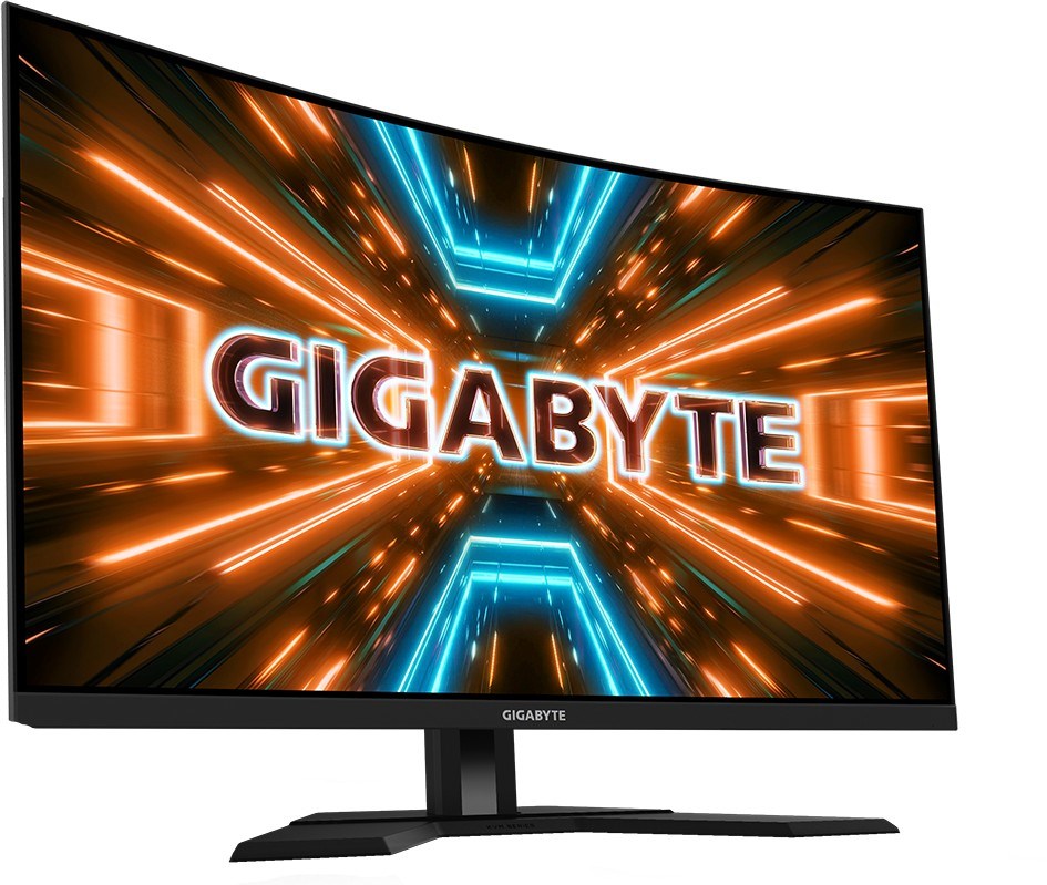 Монитор GIGABYTE M32UC, 31.5”, 4K, закривен, црн
