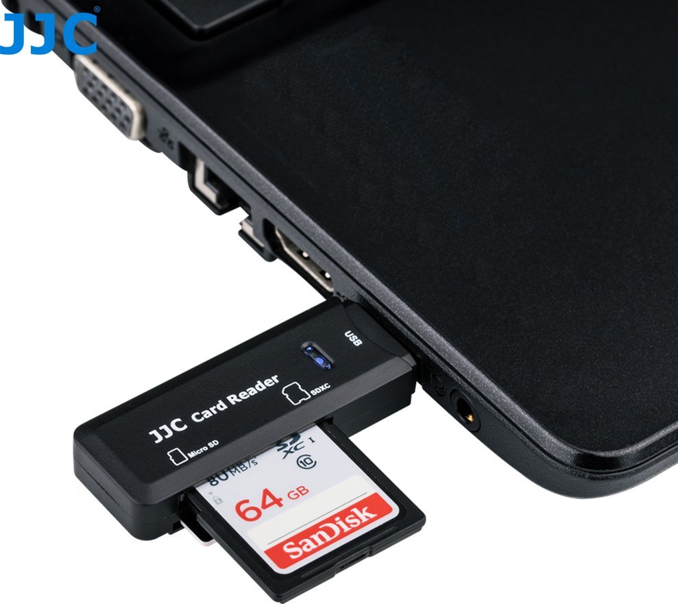 Lexues karte memorie JJC CR-SDMSD1, SD SDHC SDXC, microSD SDHC SDXC, i zi