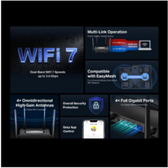 Ruter Mercusys MR25BE, WiFi 7 BE3600, i bardhë