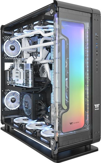 Kit ftohës me ujë Thermaltake Pacific Core P8 DP-D5 Plus, pompë D5, RGB, transparent