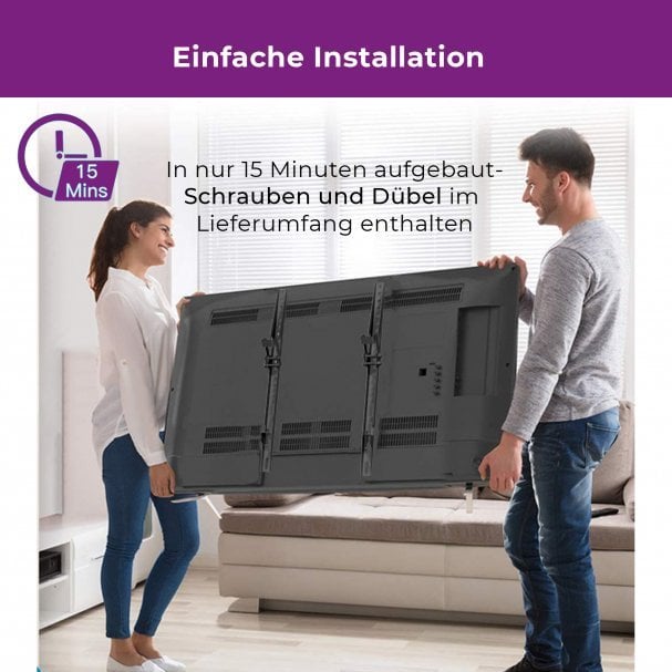 Mbajtës TV Ultron WM200, 35", i zi