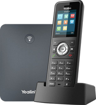 Telefon IP pa tel Yealink W79P, deri 20 linja, ekran TFT, i zi