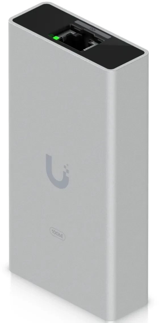 Adapter rrjeti Ubiquiti UniFi UACC-Adapter-RJ45-USBC-10GE, 10Gbps, USB C në RJ45, gri e zezë