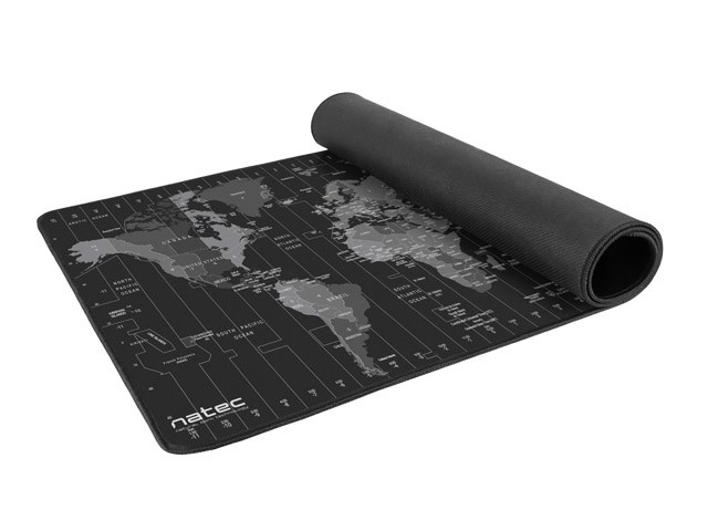 Mouse pad Natec Time Zone Maxi NPO-1119, i madh, rezistent ndaj ujit, shumëngjyrësh