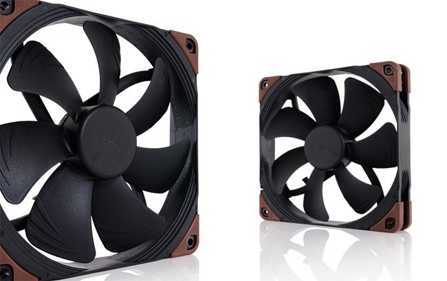 Ftohës Noctua NF-A14 industrialPPC-2000, 14 cm, i bronztë / i zi