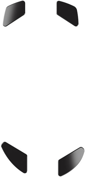 Shtresa për maus Glorious Model D- G-Floats, të zeza