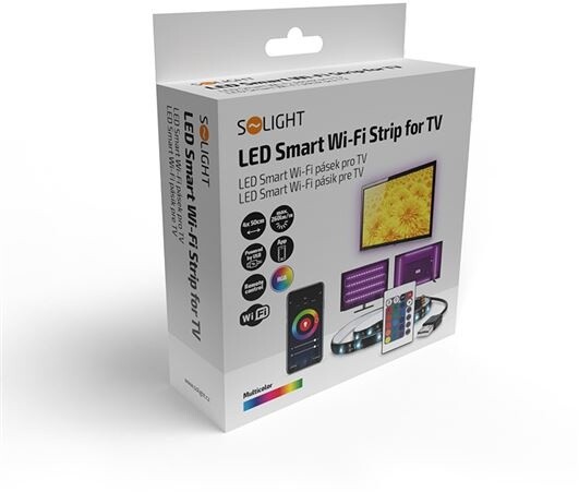 Shirit Solight LED WIFI smart RGB për TV, 4x50cm, USB