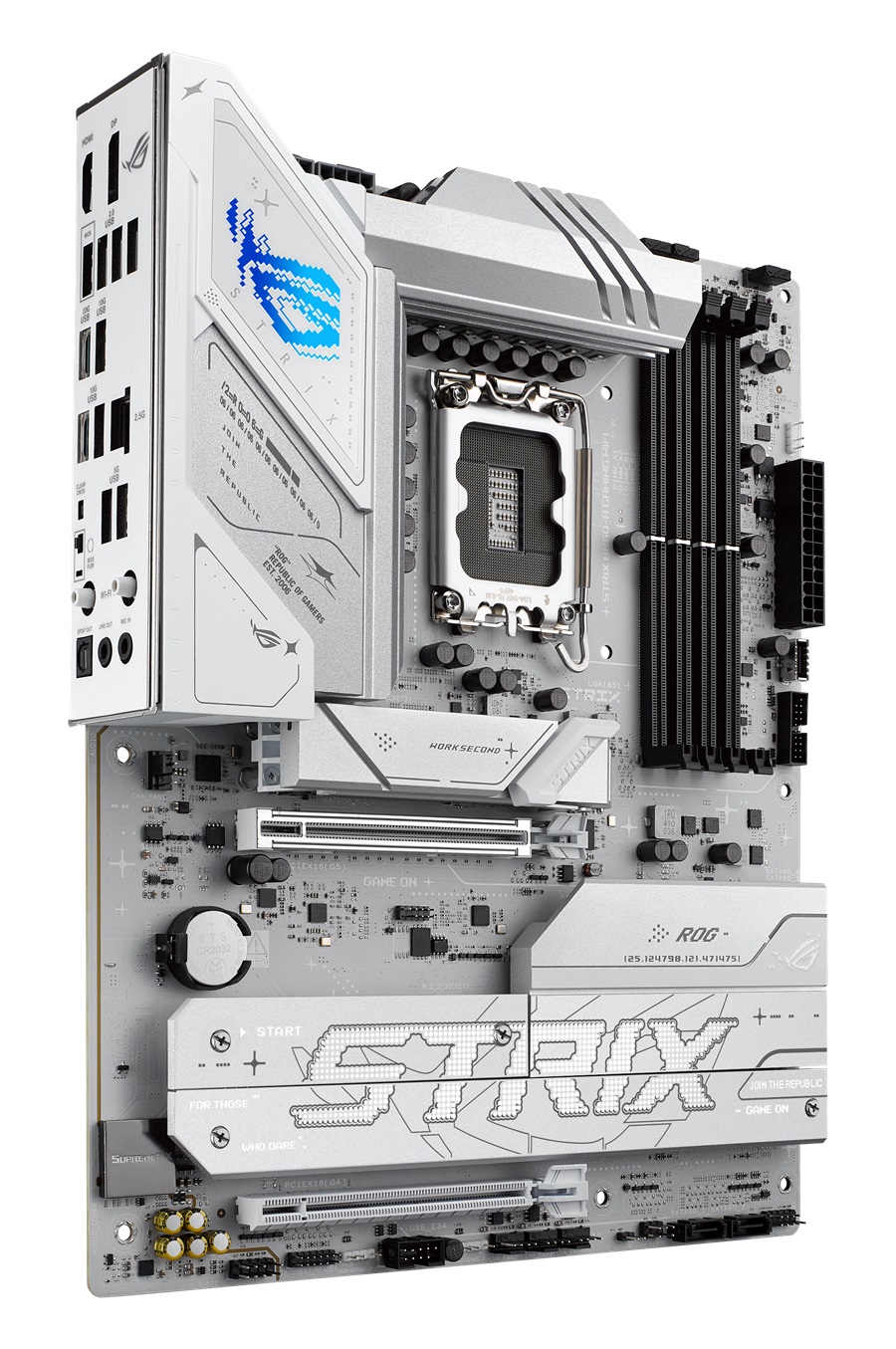Pllakë amë ASUS ROG STRIX B860-A GAMING WIFI, Intel B860, DDR5, e bardhë