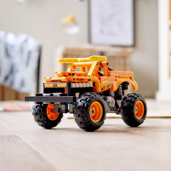 Set Lego Technic Monster Jam El Toro Loco (42135), 247 pjesë, i verdhë