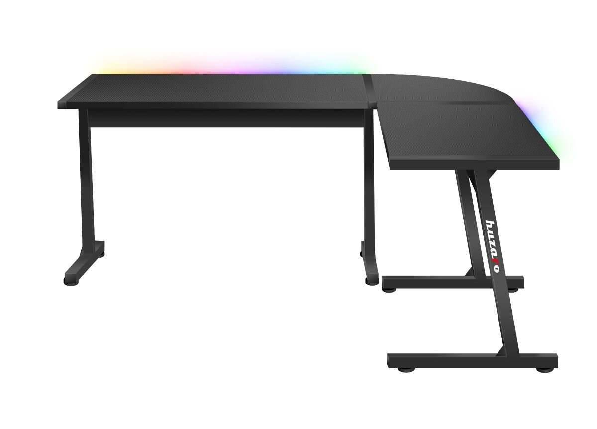 Tavolinë lojërash Huzaro Hero 6.0, RGB LED, e zezë