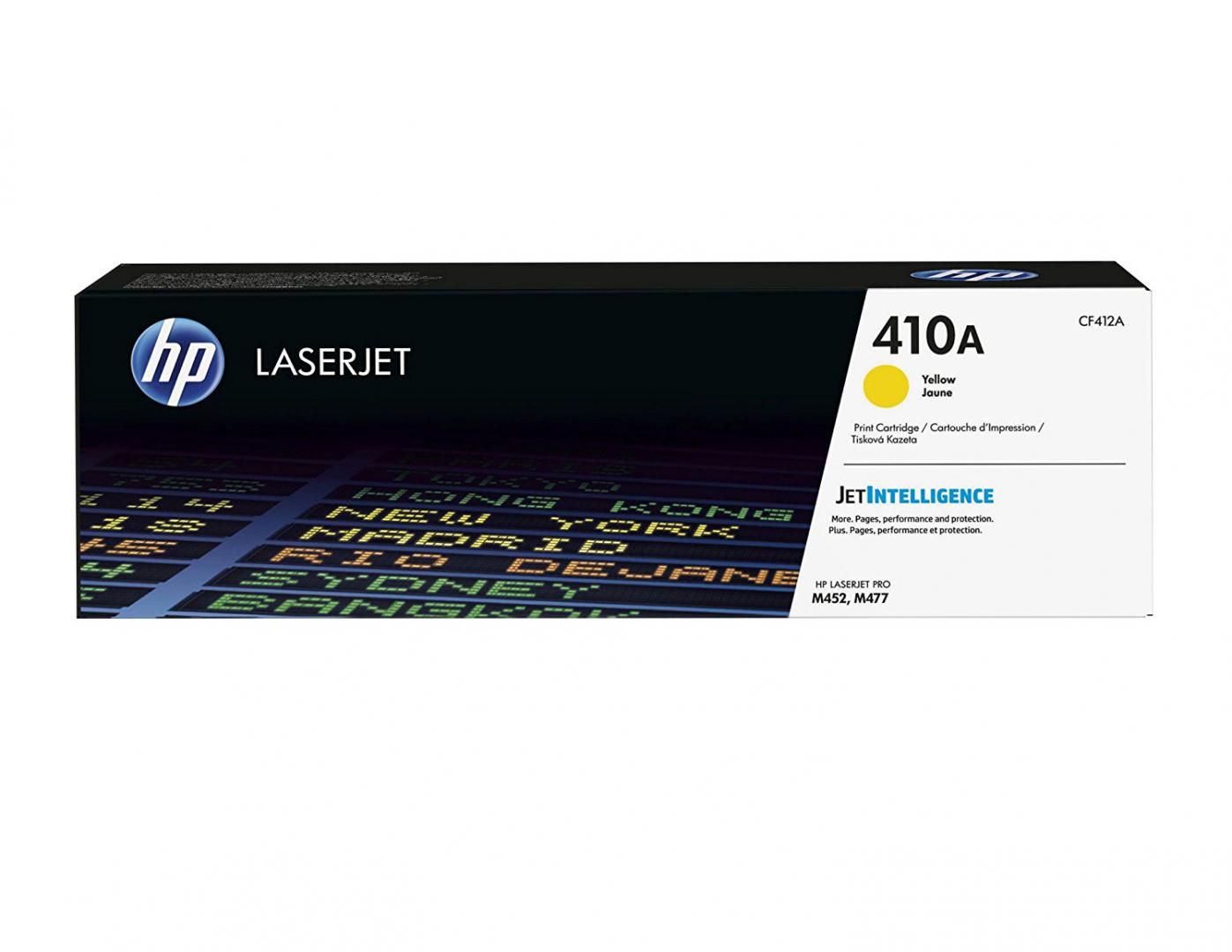 Toner HP 410A CF412A, i verdhë, origjinal