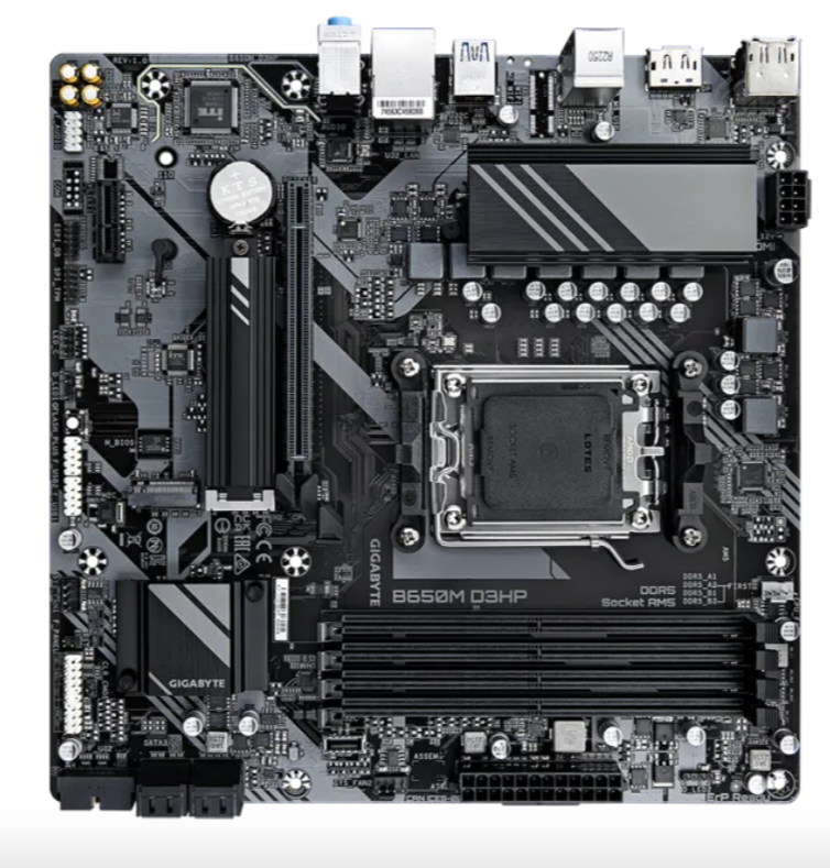 Pllakë amë Gigabyte B650M D3HP, AMD AM5, DDR5, e zezë