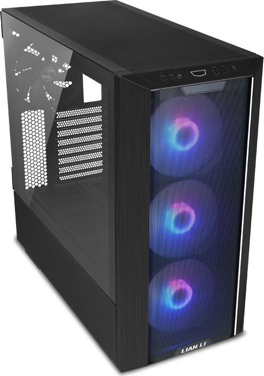 Kutia PC Lian Li LANCOOL III RGB, mid tower, xham i temperuar, e zezë