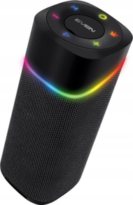 Altoparlant portativ Sven PS-155, Bluetooth, ndriçim LED RGB, i zi