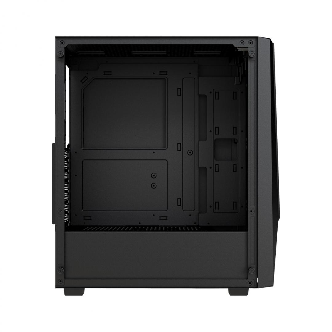 Kabinet kompjuteri FSP CMT195A, MIDI Tower, i zi