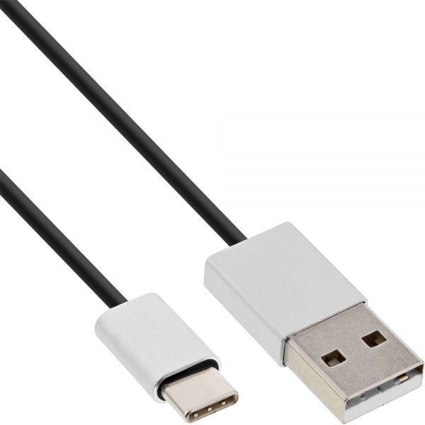 Kabllo USB InLine 35834, USB A në USB C, 1.5 m, i zi