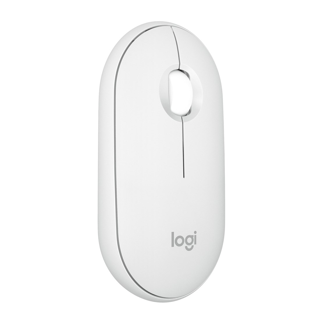 Maus Logitech Pebble 2 M350s, RF Wireless + Bluetooth, 4000 DPI, i bardhë