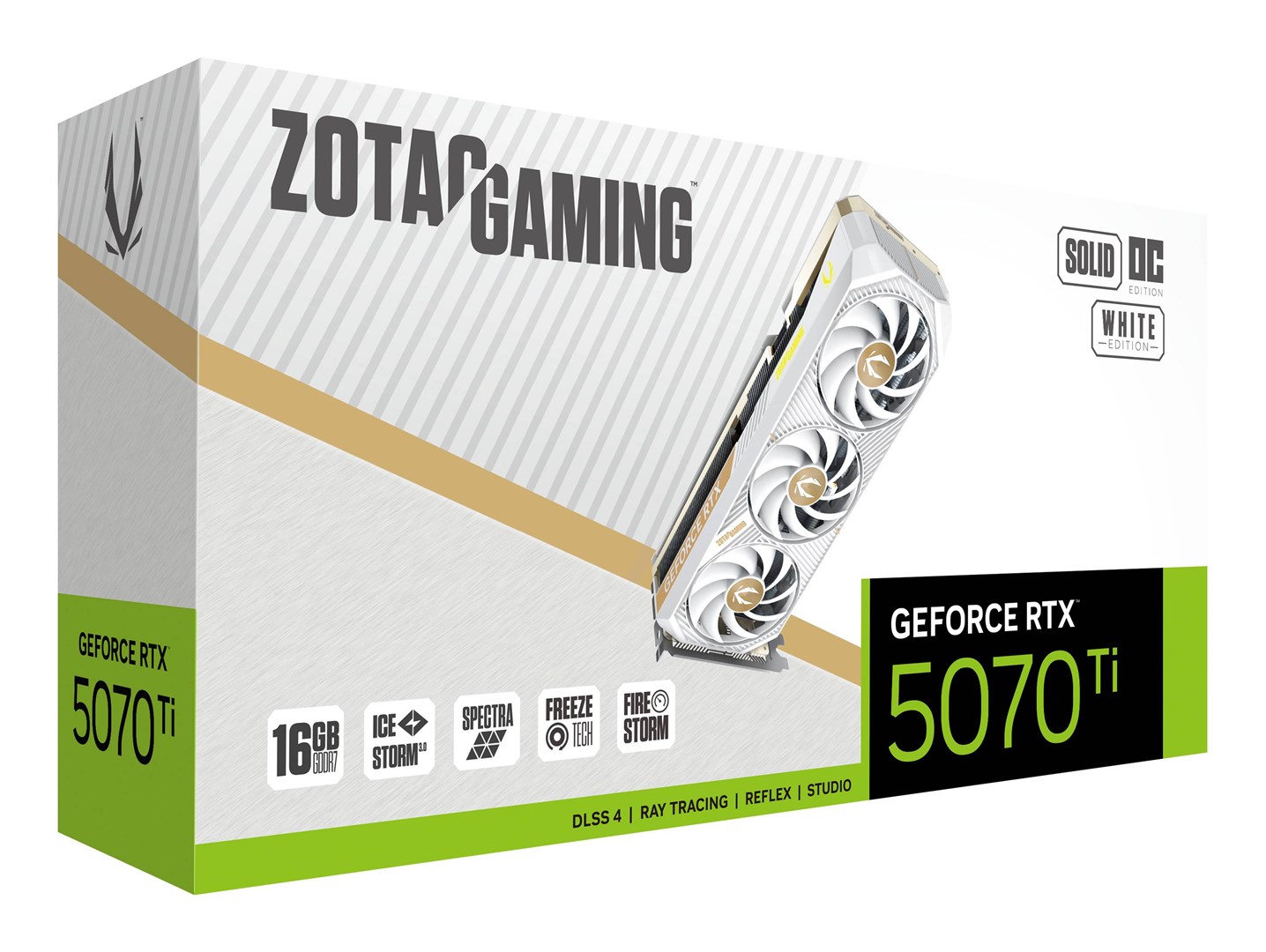 Kartelë grafike Zotac GAMING GeForce RTX 5070 Ti SOLID CORE OC NVIDIA 16 GB GDDR7