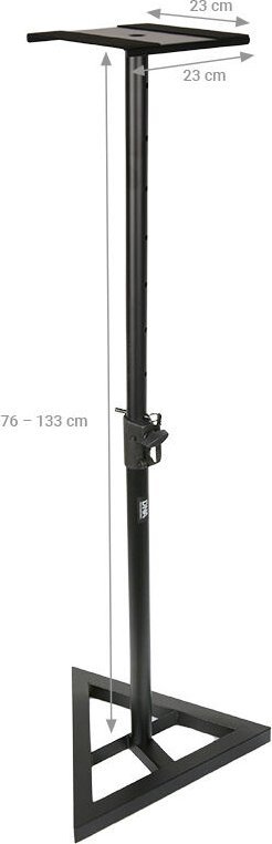 Stativë për studio monitorë DNA MON1, set 2 copë, lartësi deri 116 cm, të zinj