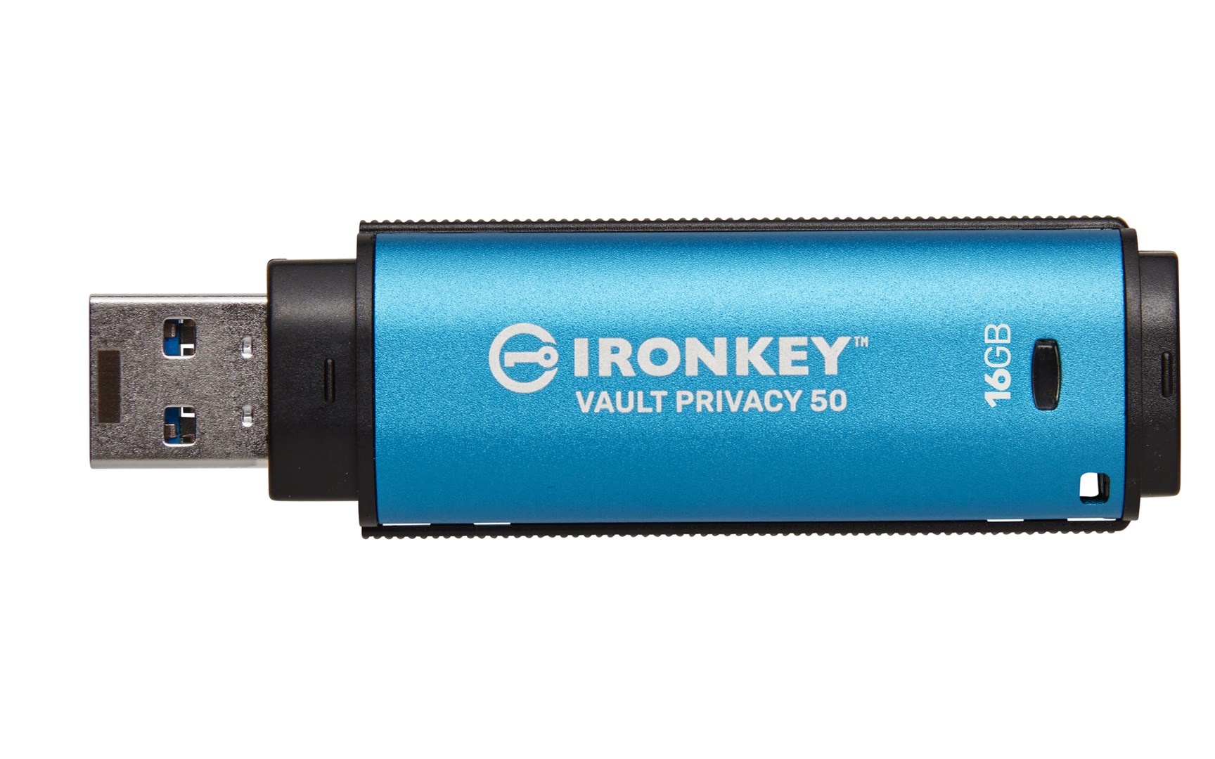 USB Kingston IronKey VP50, 16GB, i kaltër