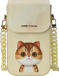 Çantë telefoni Nimmy Big Eyed Pet 2.0 Cat, për shpatull, khaki