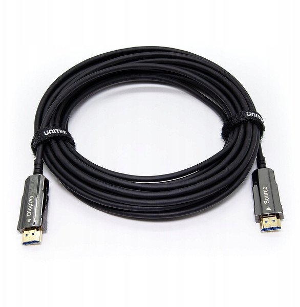 Kабел HDMI Unitek Optical 2.0 AOC, 12 m, 4K 60Hz, црна