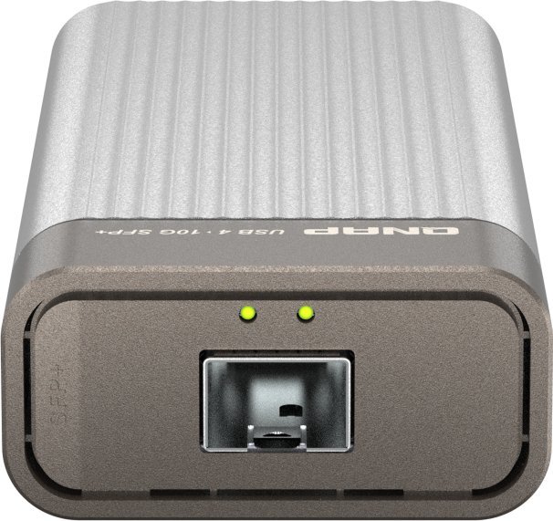 Мрежен адаптер QNAP USB 4 Тип C во 10GbE SFP Plus, 10000 Mbit/s, сив