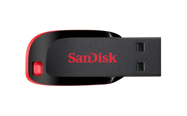 USB SanDisk Cruzer Blade, 128 GB, USB Type-A