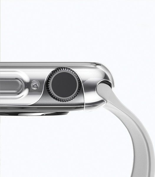 Заштитна маска Uniq Garde за Apple Watch Series 4 5 40mm, сиво задимена