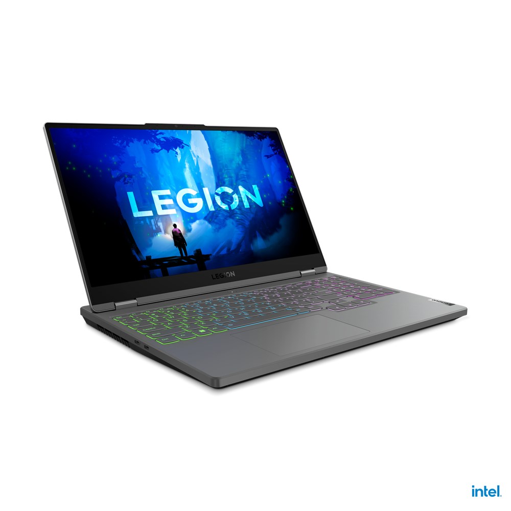 Лаптоп Lenovo Legion 5, 15.6", Intel I5-12500H, 16 GB RAM, 512 GB SSD, NVIDIA GeForce RTX 3060, сив