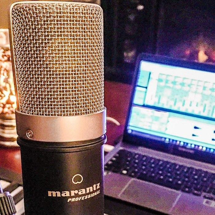 Mikrofon kondensator Marantz MPM1000, për regjistrim shtëpie, i zi