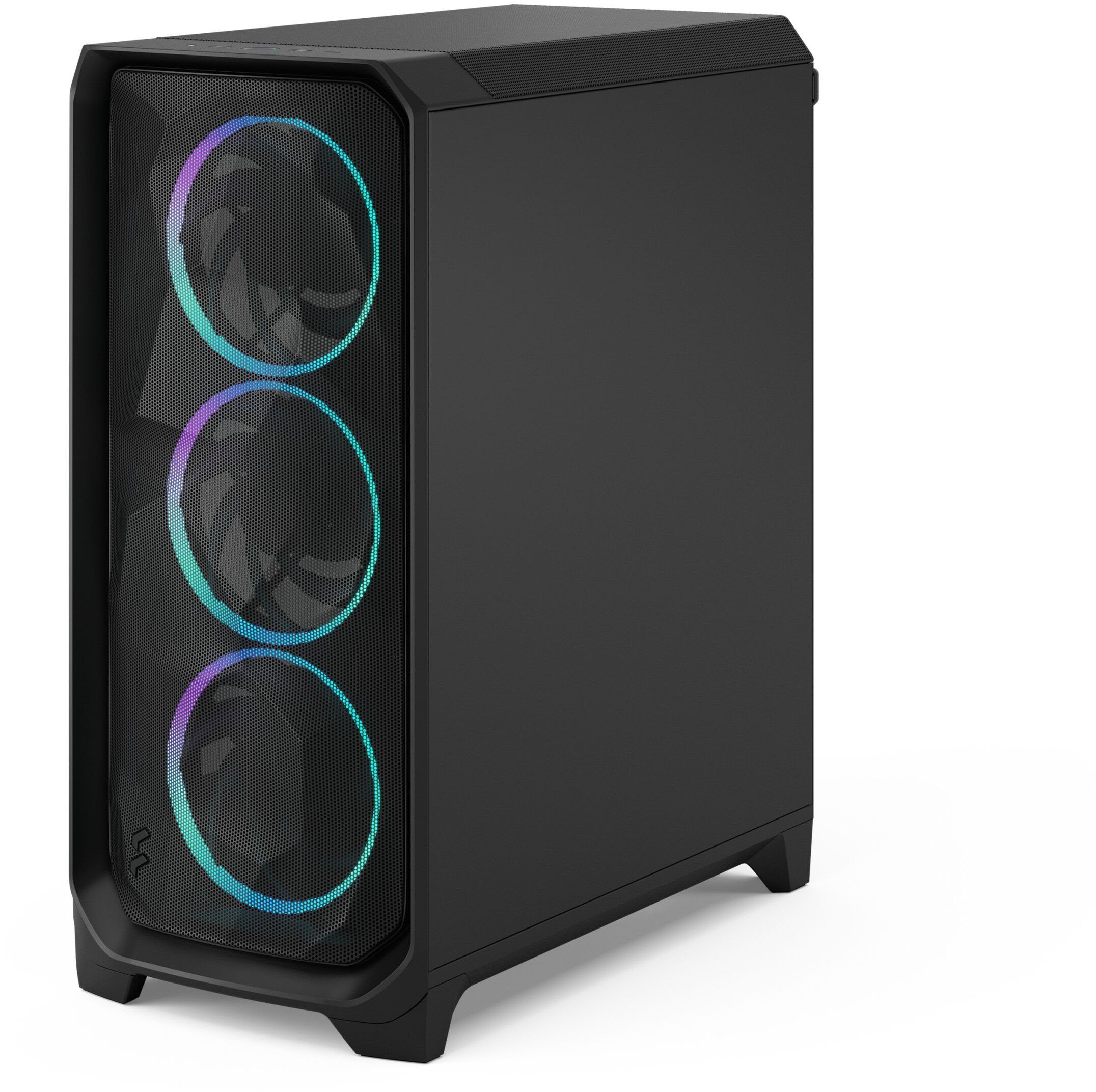 Куќиште за компјутер Fractal Design Meshify 3 RGB, mid tower, ATX mATX, калено стакло, црно