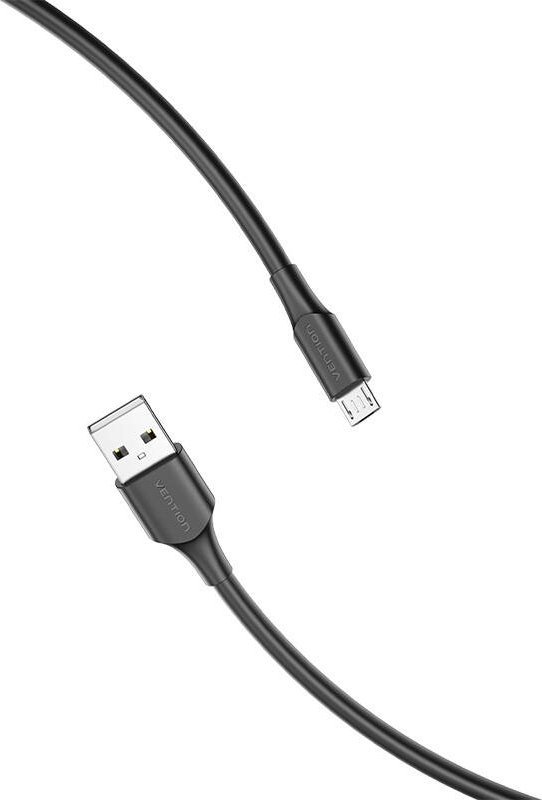 Kabllo USB në Micro USB Vention, 2A, 2m, e zezë