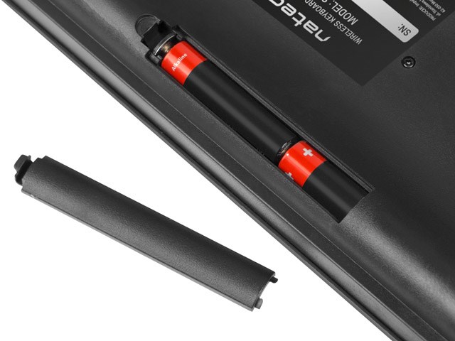 Set tastierë dhe maus Natec Stingray NZB-1440, Wireless, USB, e zezë