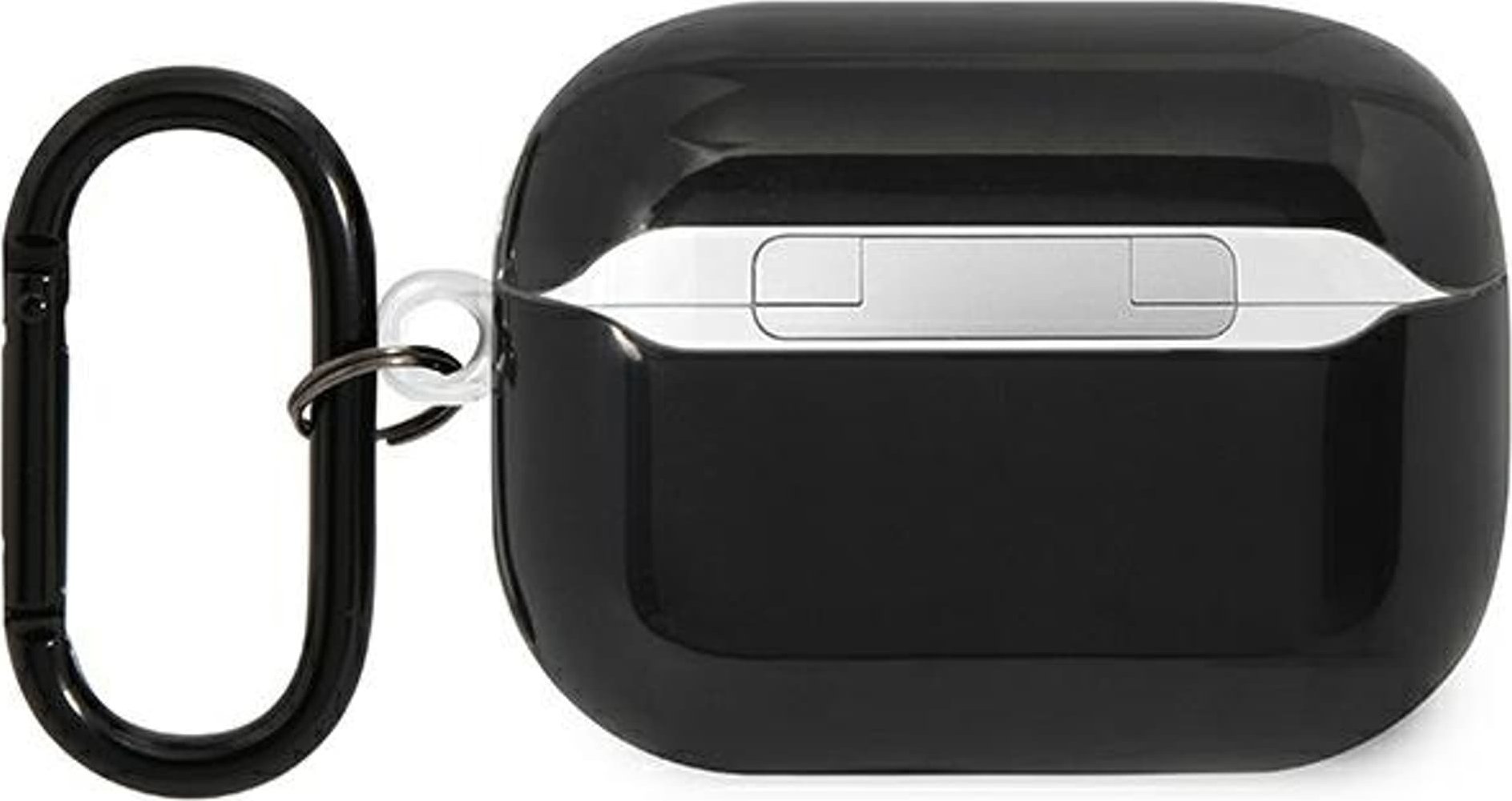 Rast mbrojtës BMW M Series Tricolor me unazë për AirPods Pro 2, i zi