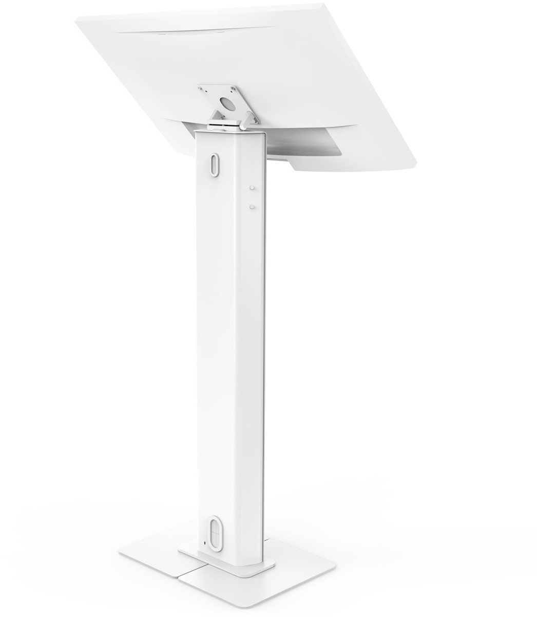 Stendë dyshemeje Compulocks Brandable VESA, për ekrane deri 32", e bardhë