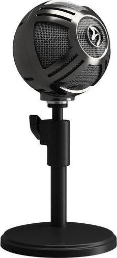 Mikrofon USB Arozzi Sfera SFERA CHROME, kondensator kardioid, dalje kufjesh 3.5mm, krom