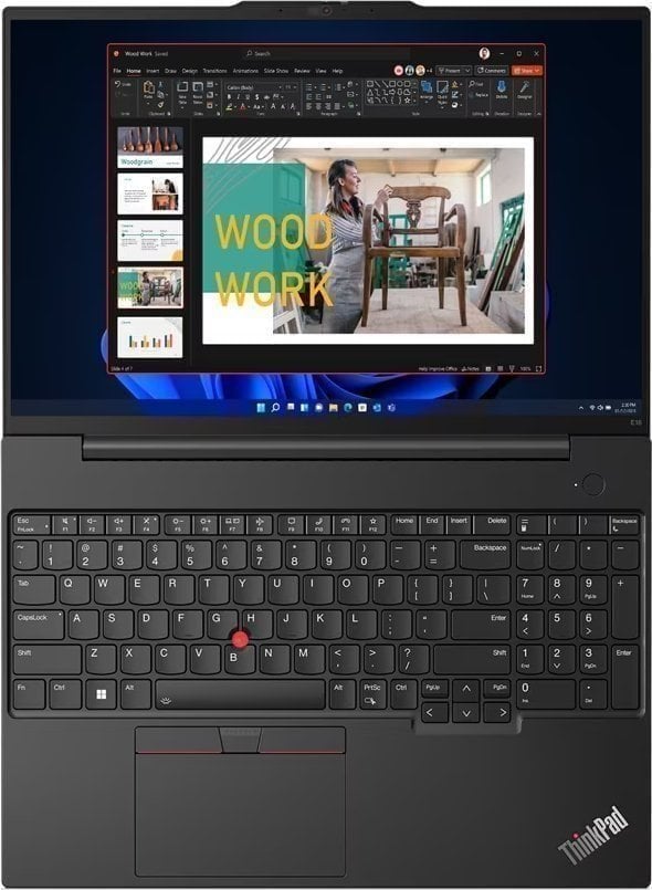 Laptop Lenovo ThinkPad E16 G2, 16", Intel Core Ultra 7 155H, 16 GB RAM, 512 GB SSD, Integrated Intel UHD Graphics, i zi