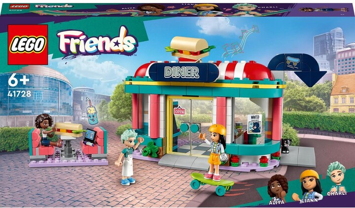 Set LEGO® Friends 41728 Bistro in the center of Heartlake town, 346 pjesë